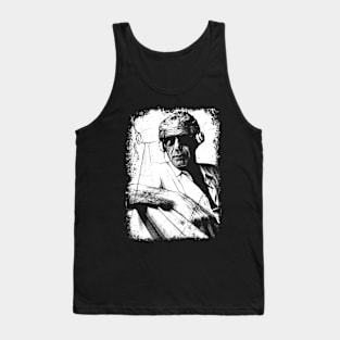 Anthony Bourdain Adventure Vintage Distressed Tank Top